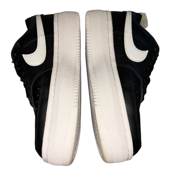 Nike Court Vision Alta Leather Black and White platform Sneakers womens shoes 11 - Picture 4 of 13